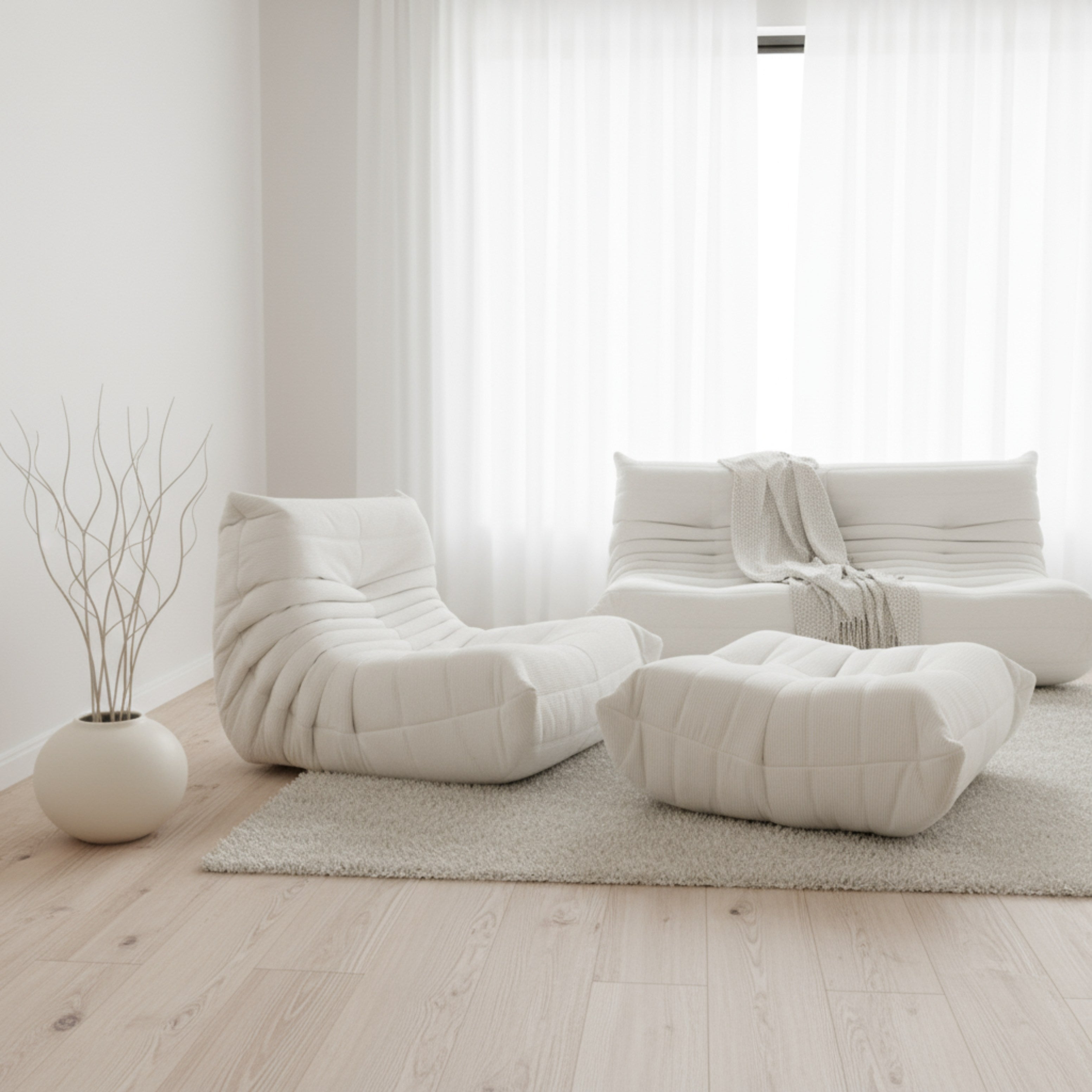 Fireside Floor Sofa-Corduroy