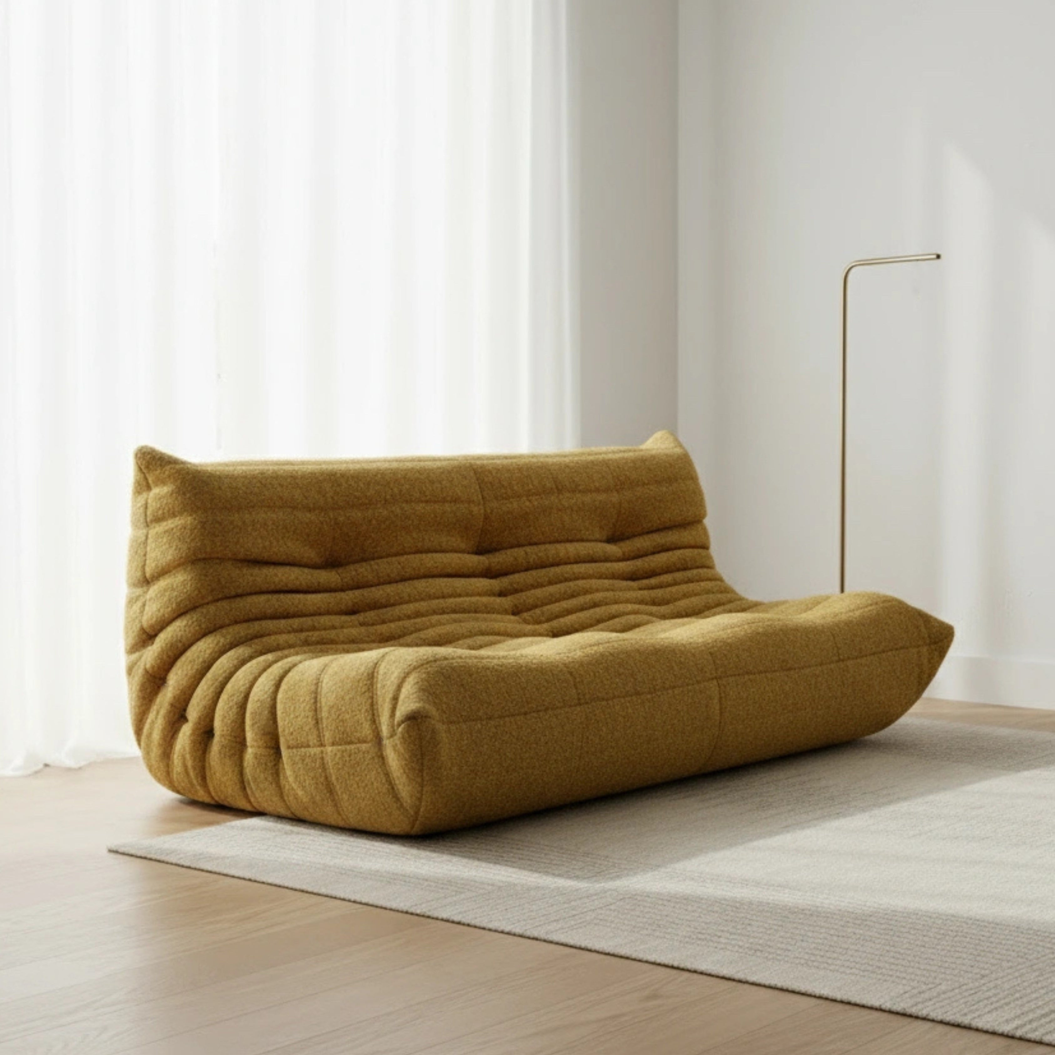 Fireside Floor Sofa-Boucle