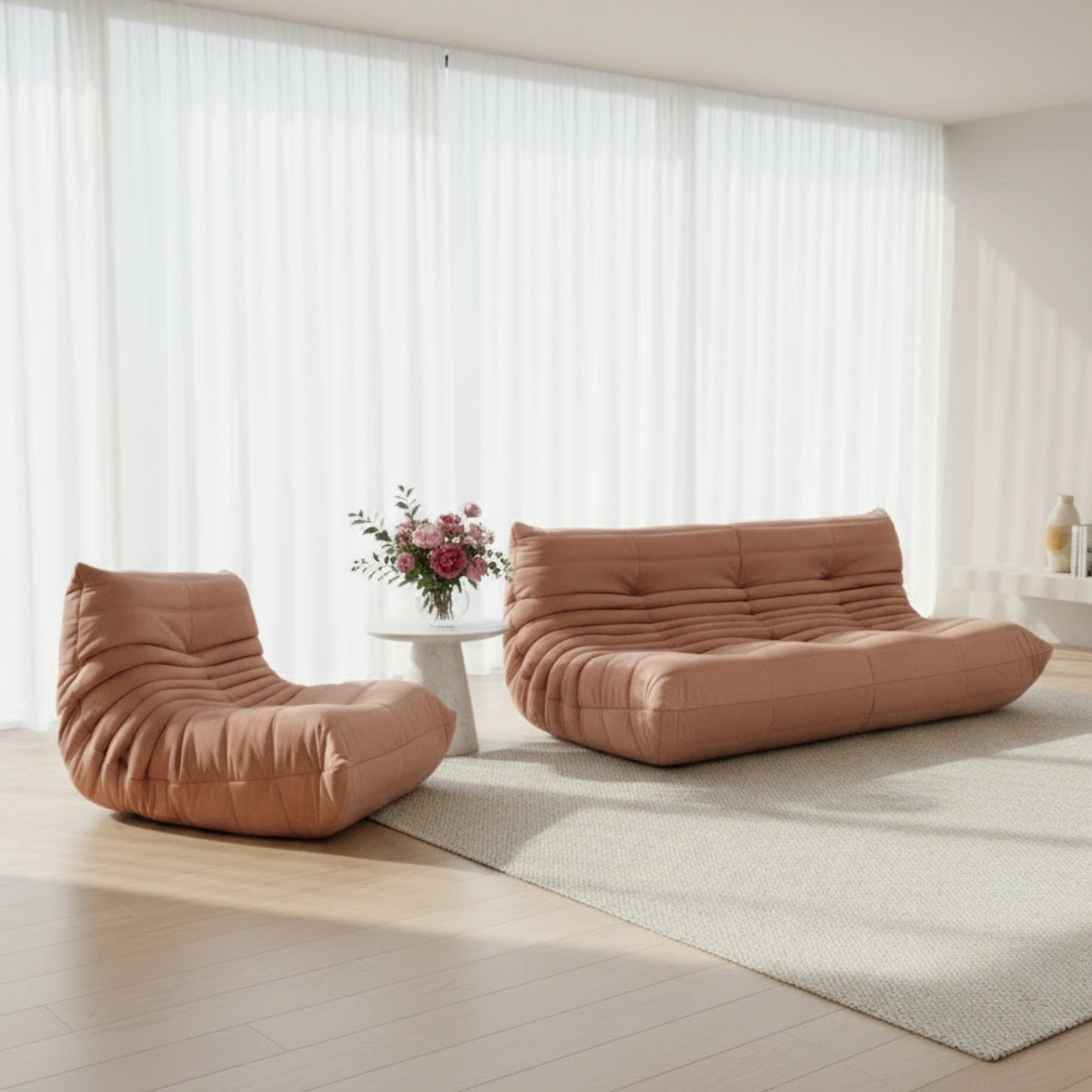 Mid-Century Fireside Sofa Series