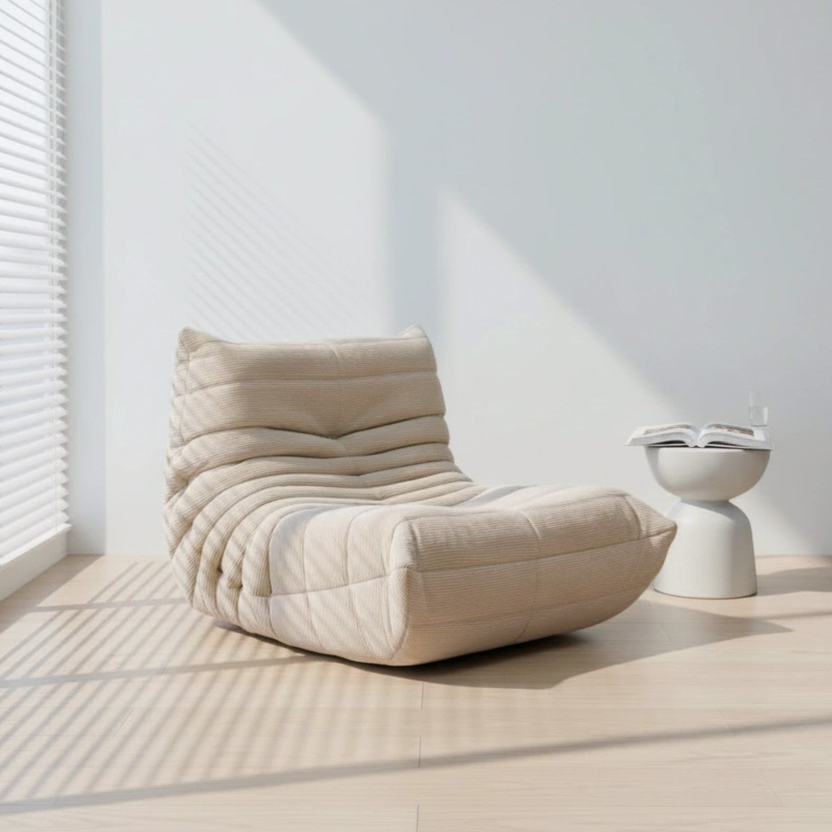 Fireside Floor Sofa-Corduroy