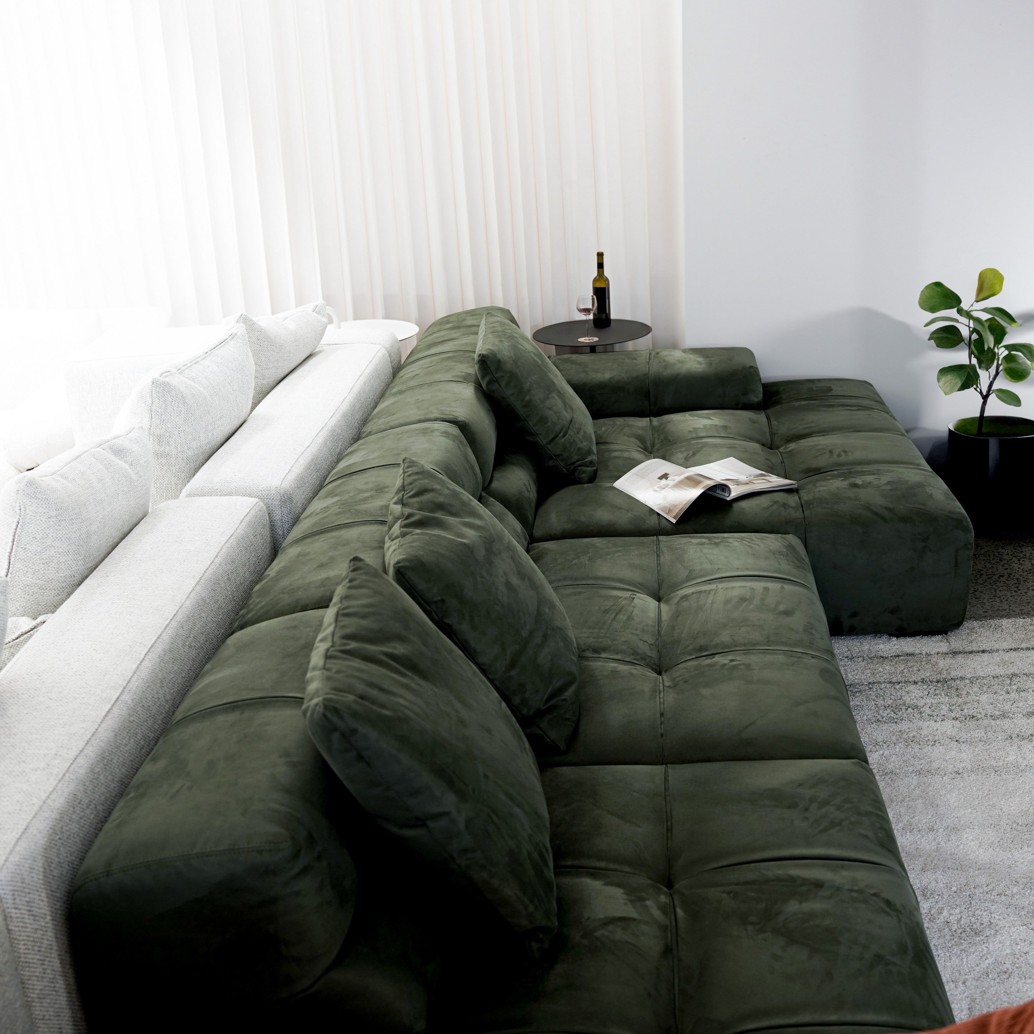 Perry Modular Sofa-Displaying sample