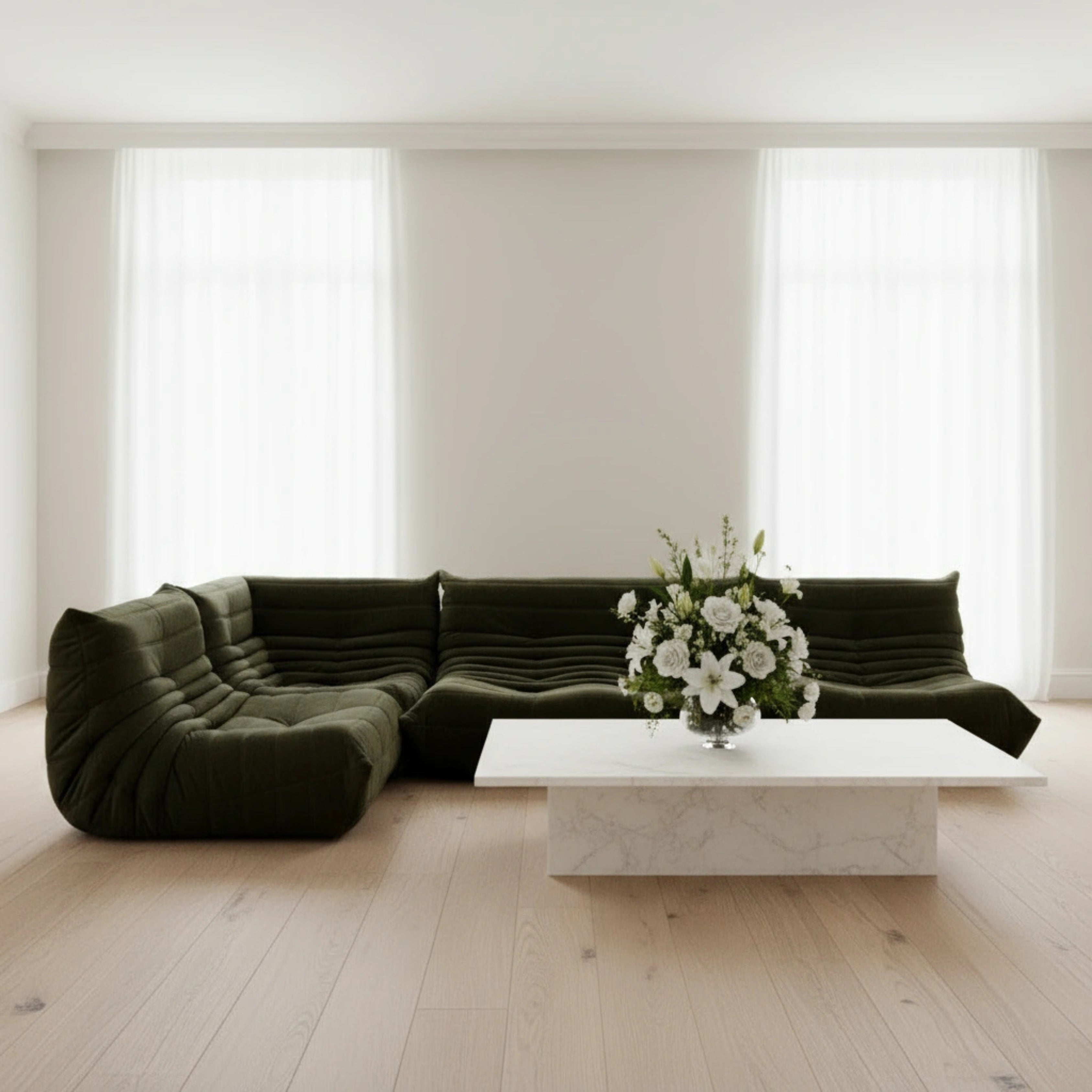 Mid-Century Fireside Sofa Series