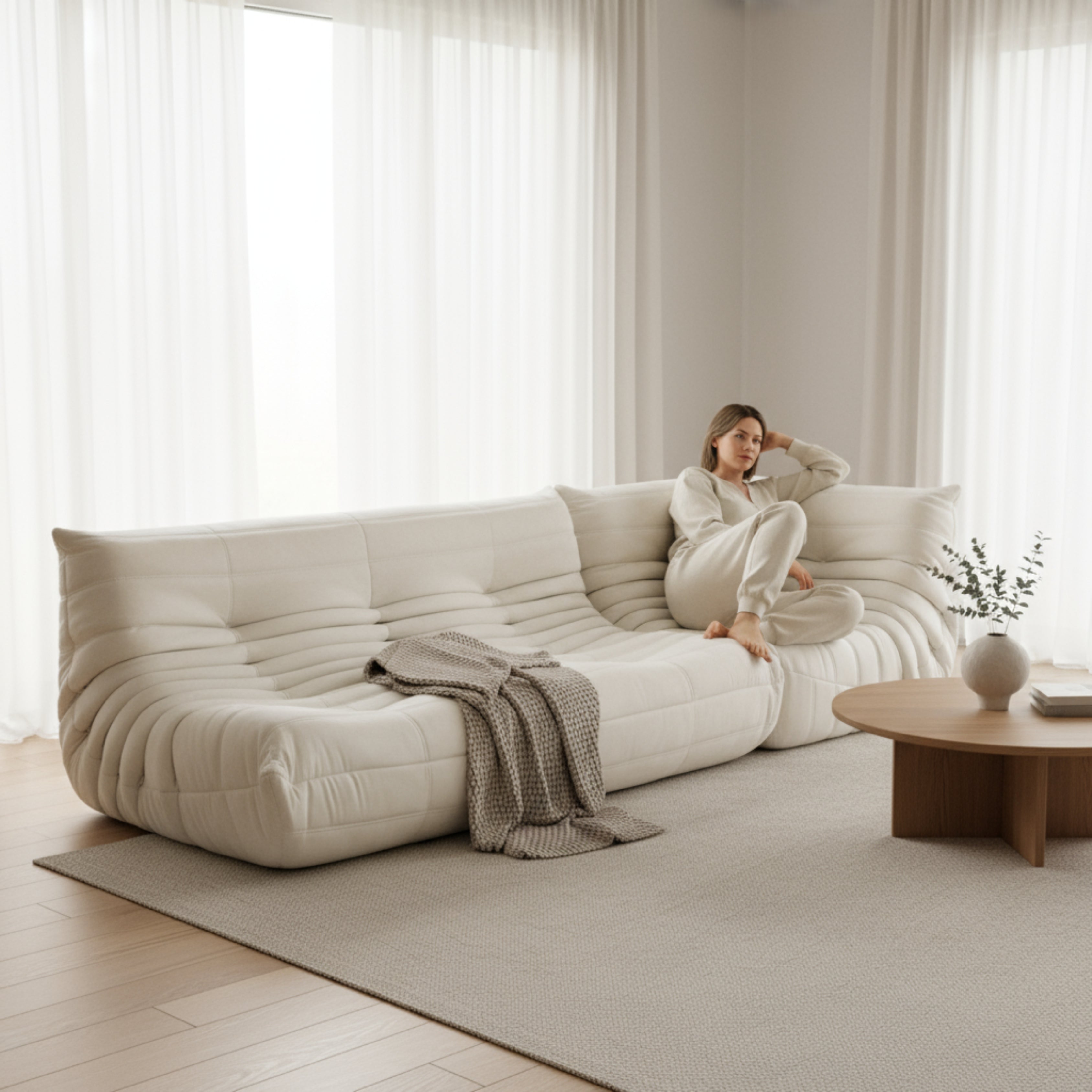 Mid-Century Fireside Sofa Series