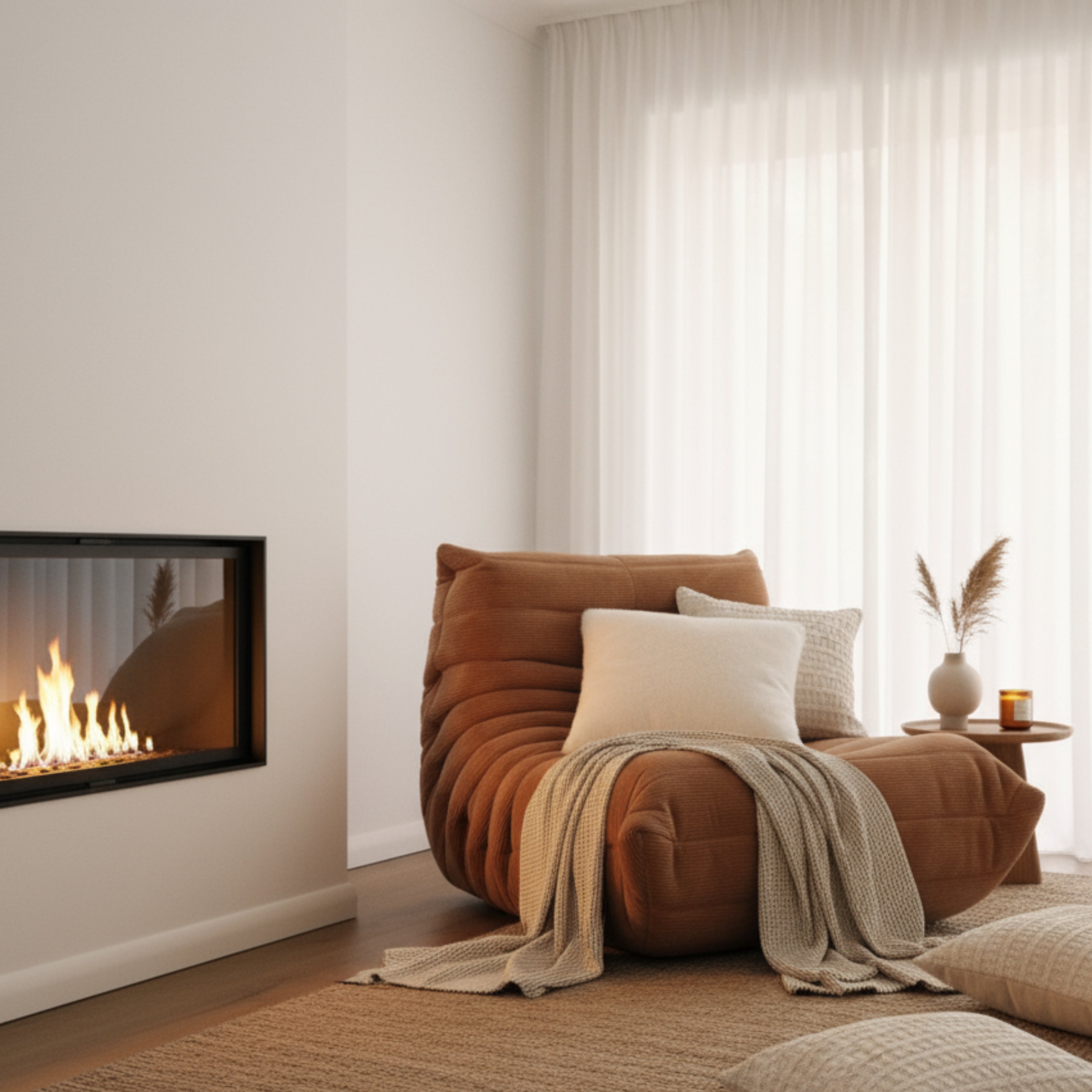 Mid-Century Fireside Sofa Series