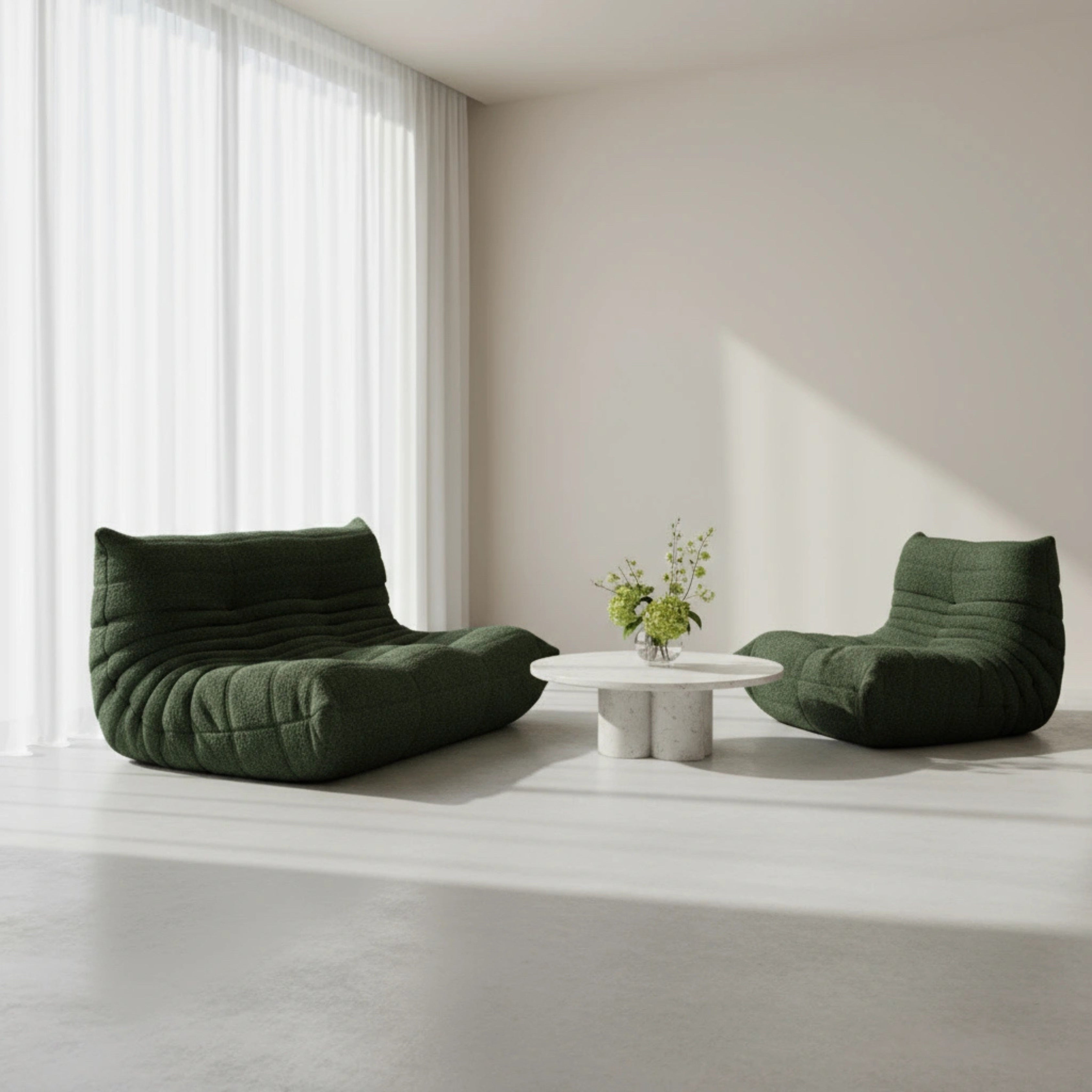 Mid-Century Fireside Sofa Series