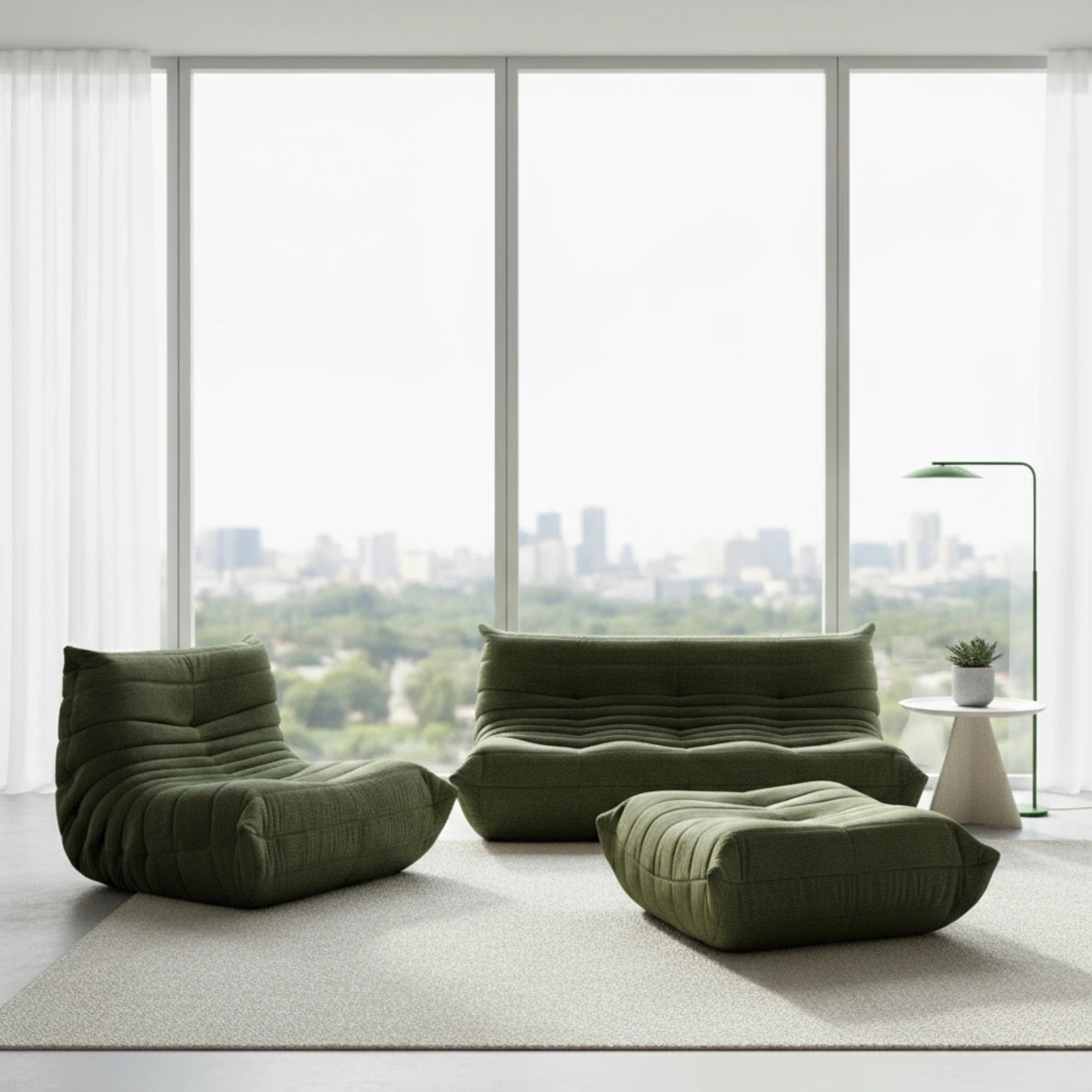 Mid-Century Fireside Sofa Series